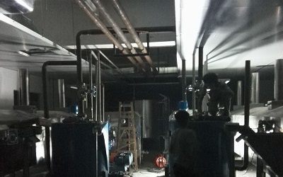 深圳福華制衣壓縮氣體設備及管道改造項目